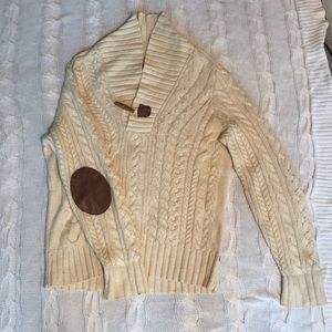 Banana Republic cream knitted sweater